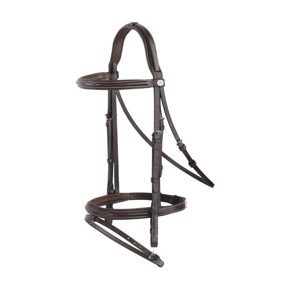 Prestıge Leather raised bridle 3E037