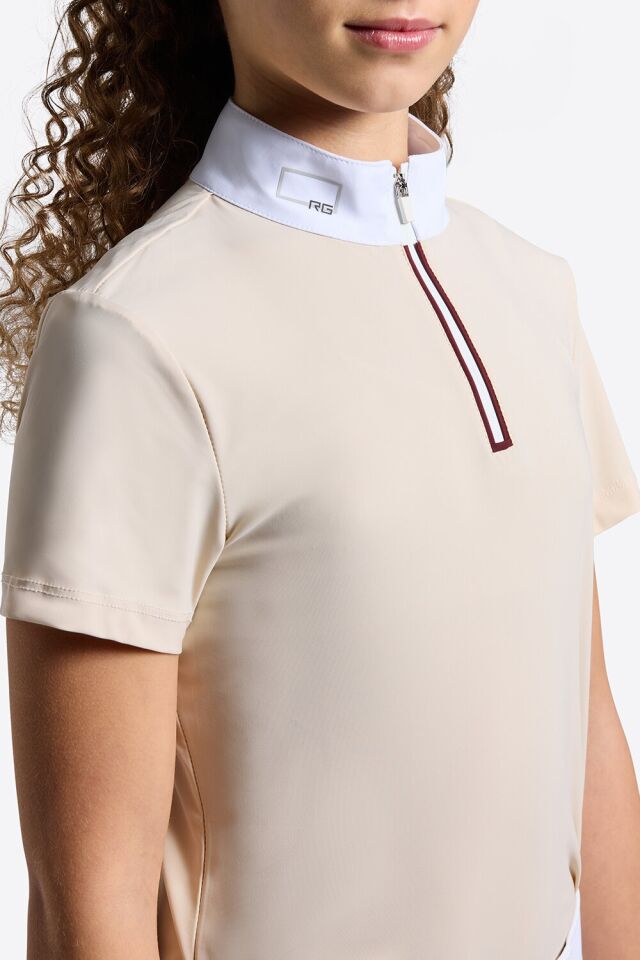 Rider’s Gene Girls’ Short Sleeves Competition Polo Shirt TECHNICAL SPECIFICATION