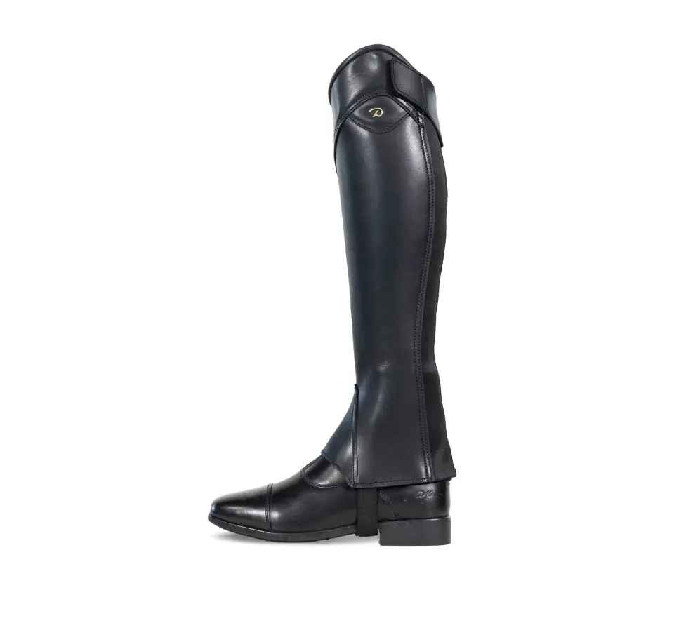 Dy'on Classic Show Half Chaps  - BLACK
