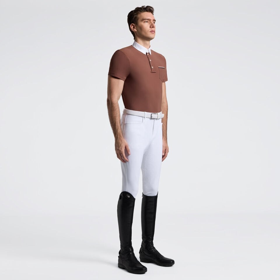 Men's Short Sleeve Riding Shirt with Pockets | Cavalleria Toscana