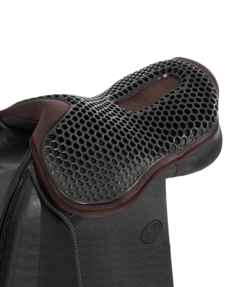 ACAVALLO Ortho-Coccyx seat saver jumping Hexagonal gel-out Dri-lex 20mm