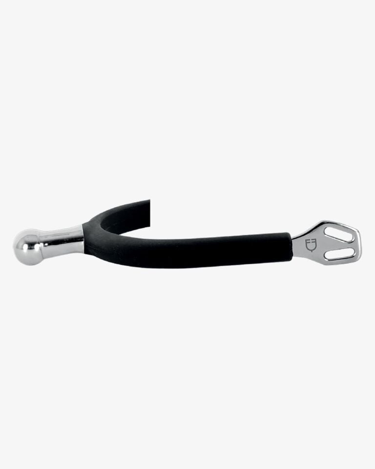 English rubber-coated drop spurs